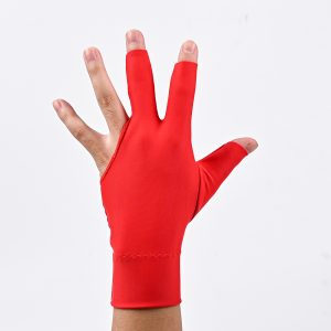 Red Pool And Billiards Gloves