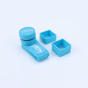 Blue Round And Square Chalk Holder Set